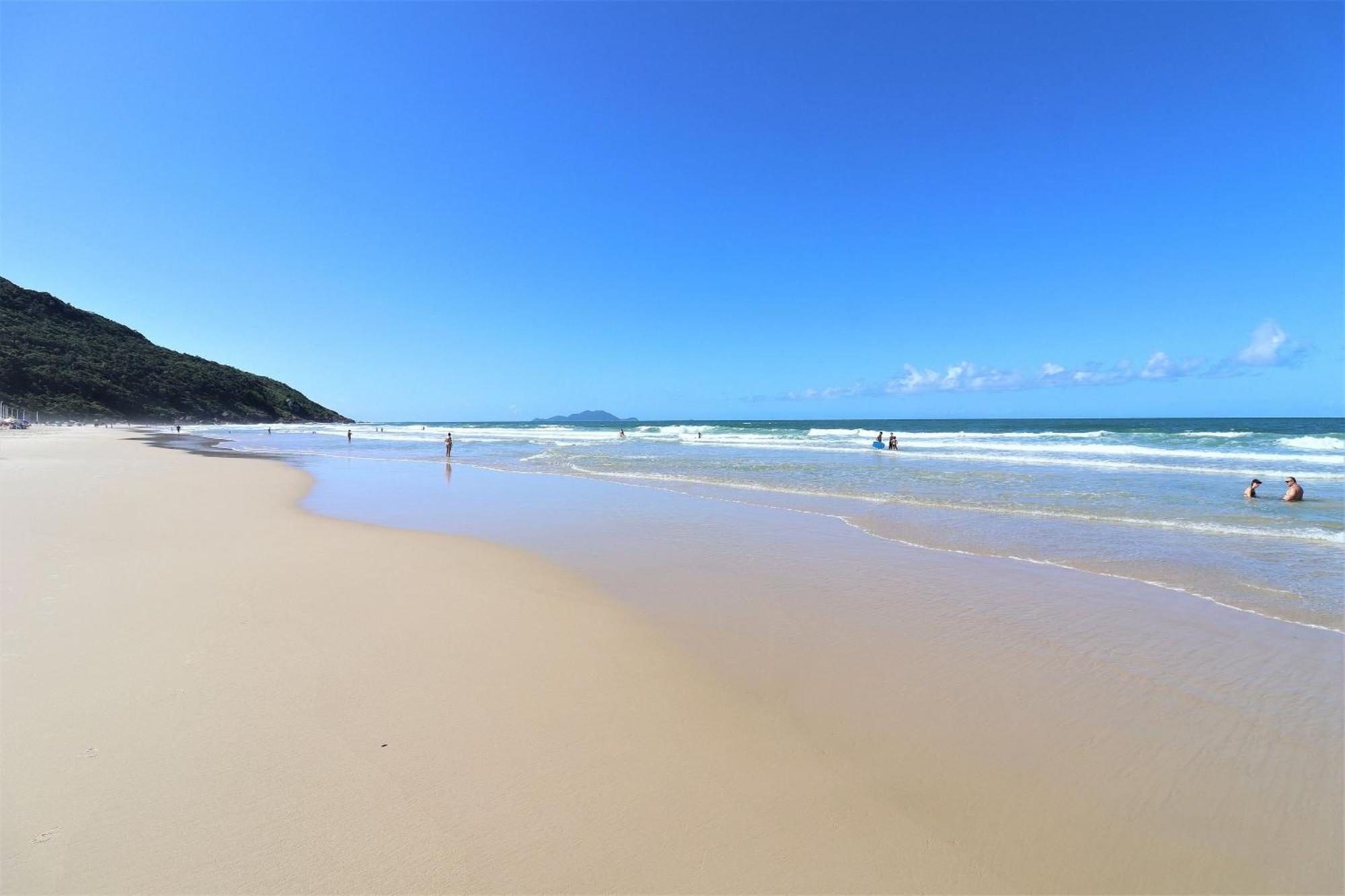 Maravilhoso Apto Wi-Fi E Vista Para O Mar - Hb06F Florianopolis Luaran gambar